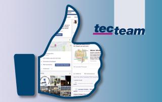 tecteam GmbH Facebook Daumen