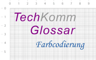TechComm Glossary Color coding
