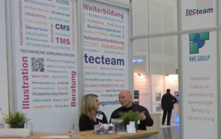 tecteam Messestand - tekom Tagung 2016