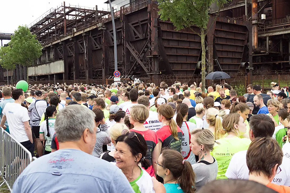 Kurz vor dem Start