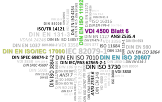 Normen und Richtlinien Technische Dokumentation DIN EN ISO/IEC 17000, DIN EN ISO 11192, VDI 4500 Blatt 6, DIN EN ISO 20607