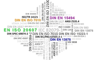 Normen und Richtlinien Technische Dokumentation EN ISO 20607, DIN EN ISO 7010, DIN EN 15494, DIN EN 13978