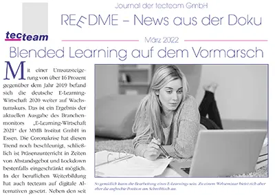 REEDME Kundenzeitschrift tecteam März 2022