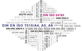 Normen und Richtlinien Technische Dokumentation DIN EN ISO 7010/A4, A5, A6 und DIN ISO 24183