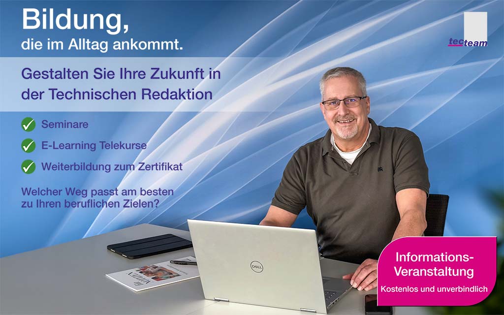 Informations-Veranstaltung Weiterbildung tecteam-Bildung Informations-Veranstaltung Weiterbildung tecteam-Bildung